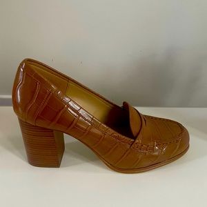 Michael Kors Buchanan Mid Loafer Croc Heels.